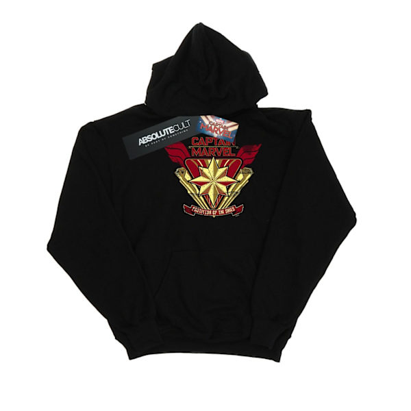 Marvel Girls Captain Marvel Protector Of The Skies Hoodie 9-11 Black 9-11 Years