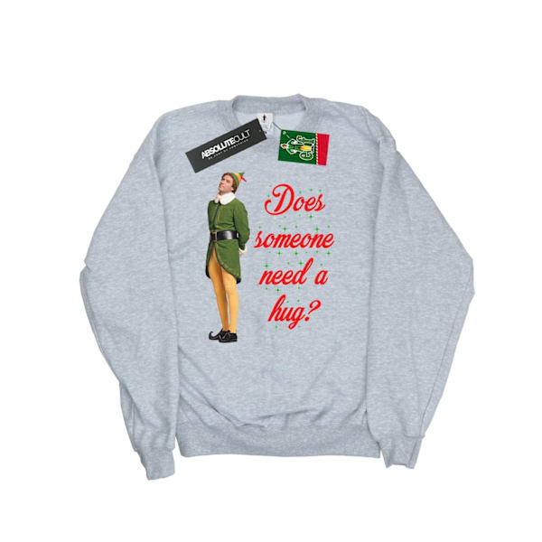 Elf Mens Hug Buddy Sweatshirt XL Sports Grey Sports Grey XL
