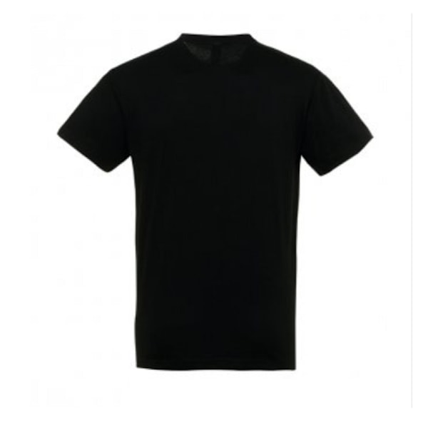 SOLS Herr Regent Kortärmad T-shirt XS Deep Black Deep Black XS