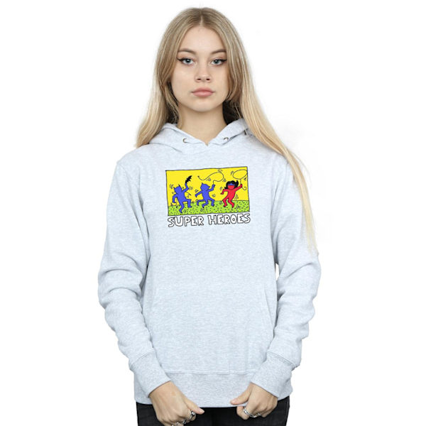 DC Comics Dam/Kvinnor Batman Pop Art Hoodie S Sports Grey Sports Grey S
