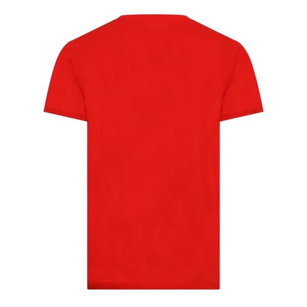 Lacoste Herr Pima Logo Lättvikts V-ringad T-shirt XL Röd Red XL