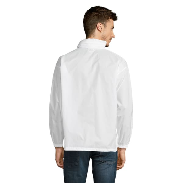 SOLS Unisex Surf Windbreaker Lättviktsjacka XL Vit White XL