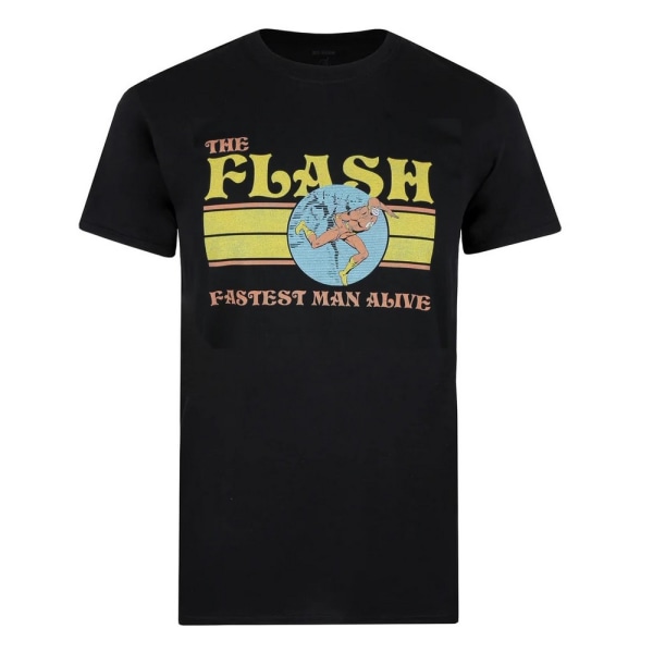 The Flash T-shirt för män 70-tal L Svart Black L