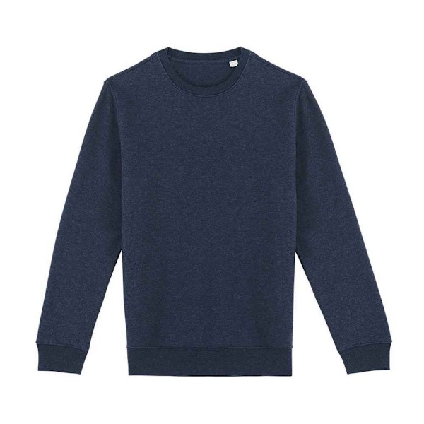 Native Spirit Unisex Vuxen Crew Neck Sweatshirt L Marinblå/Melerad Navy Blue/Heather L