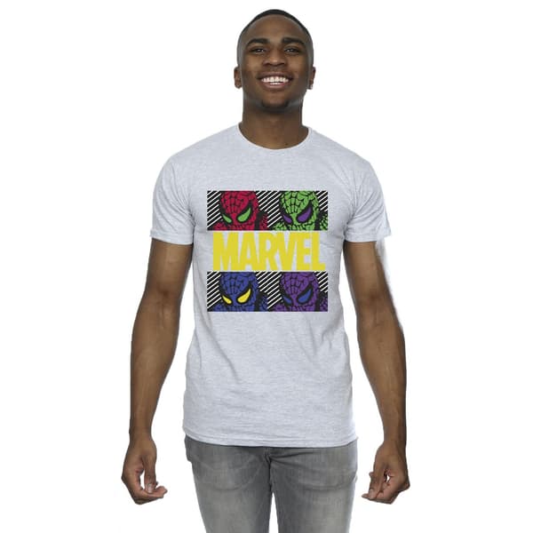 Marvel Herr Spider-Man Pop Art T-shirt M Vit White M