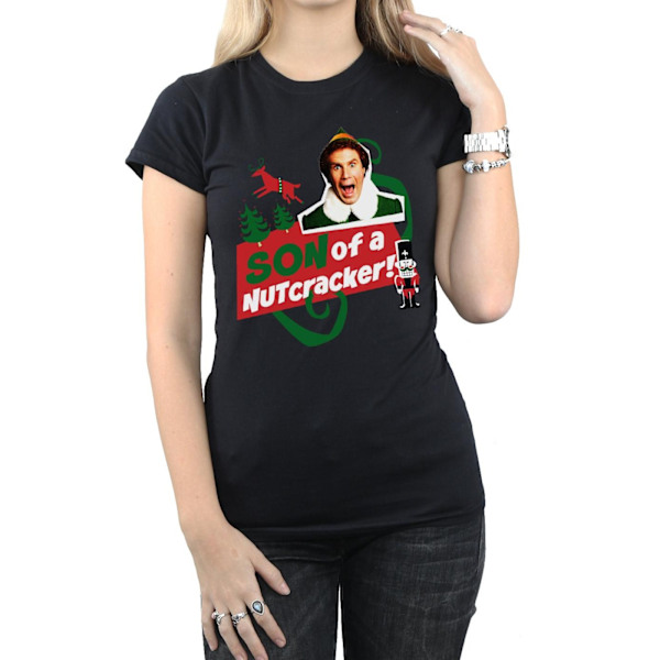 Elf Dam/Kvinnors Son Of A Nutcracker Bomull T-Shirt M Svart Black M