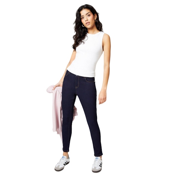 Dorothy Perkins Dam/Dam Stretch Petite Skinny Jeans 10 UK Indigo 10 UK R