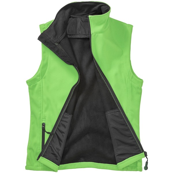 Result Dam/Kvinnor Softshell Väst L Vivid Green/Svart Vivid Green/Black L