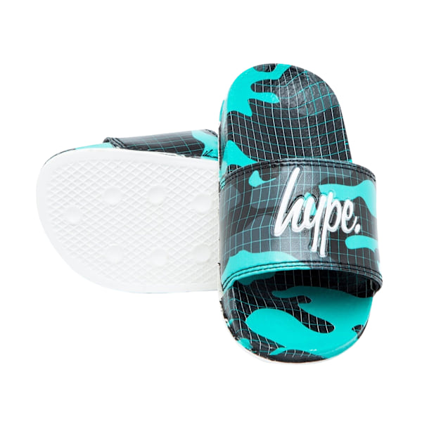 Hype Barn/Barn Wave Camo Sliders 10 UK Barn Blå Blue 10 UK Child