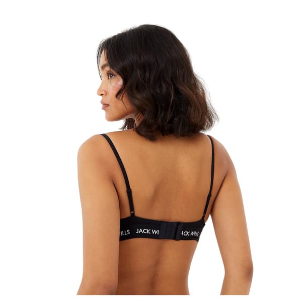 Jack Wills Dam Biddstone Bralette (2-pack) 10 UK B Black 10 UK