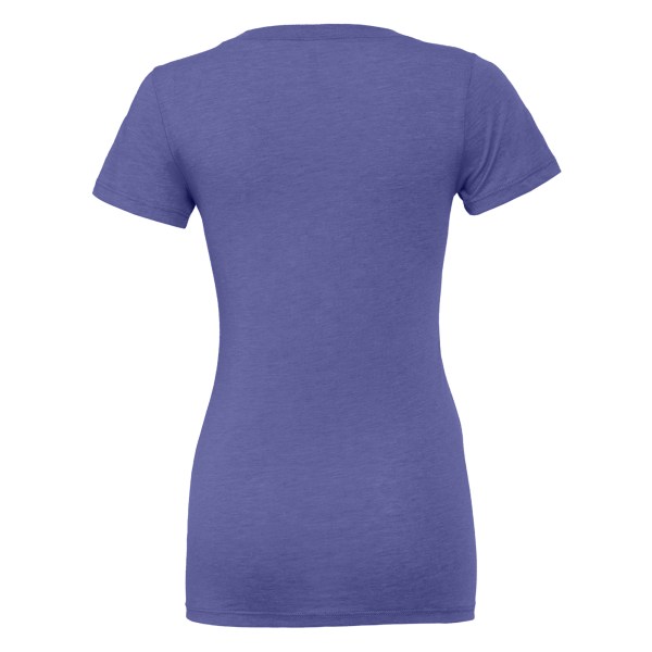 Bella Triblend T-shirt med rund hals för dam/dam XL Blå Triblend Blue Triblend XL