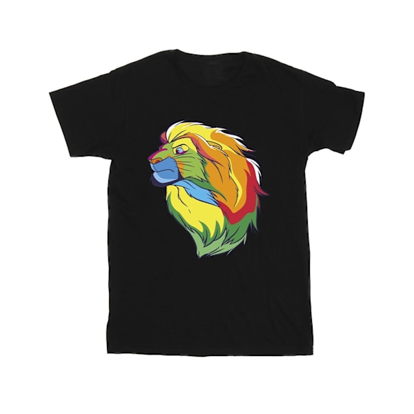 Disney Boys The Lion King Colours T-Shirt 5-6 år Svart Black 5-6 Years