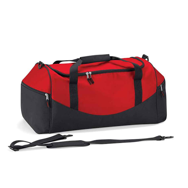 Quadra Teamwear Holdall Duffelväska (55 liter) One Size Classic Classic Red/Black One Size