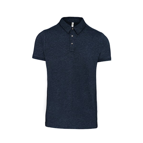 Kariban Herr Jersey Knit Polo Shirt S Marinblå Navy S