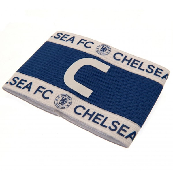 Chelsea FC Kaptensbindel En Storlek Vit/Blå White/Blue One Size