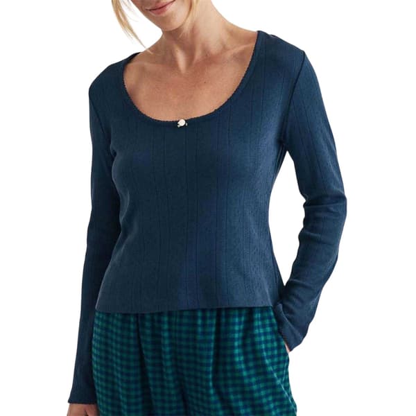Nobody´s Child Dam Långärmad Pyjamastopp S Blå Blue S