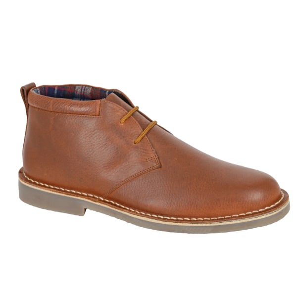 Roamers Herr Läder Desert Boots 8 UK Brun Brown 8 UK