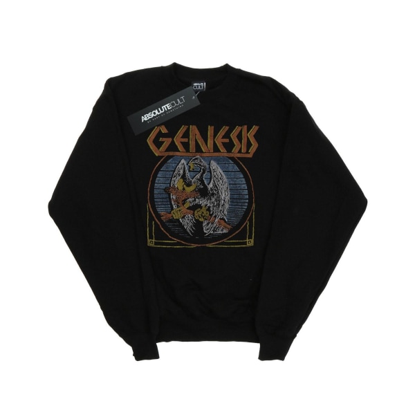 Genesis Girls Distressed Eagle Sweatshirt 7-8 Years Black Black 7-8 Years