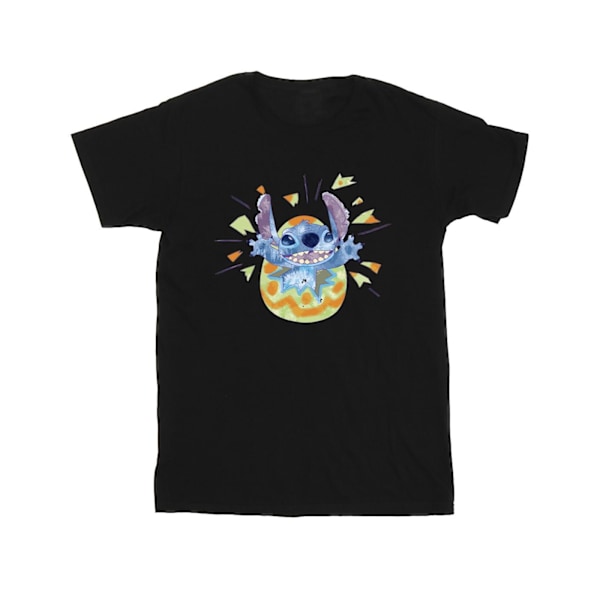 Disney Boys Lilo & Stitch Cracking Egg T-shirt 3-4 år Svart Black 3-4 Years