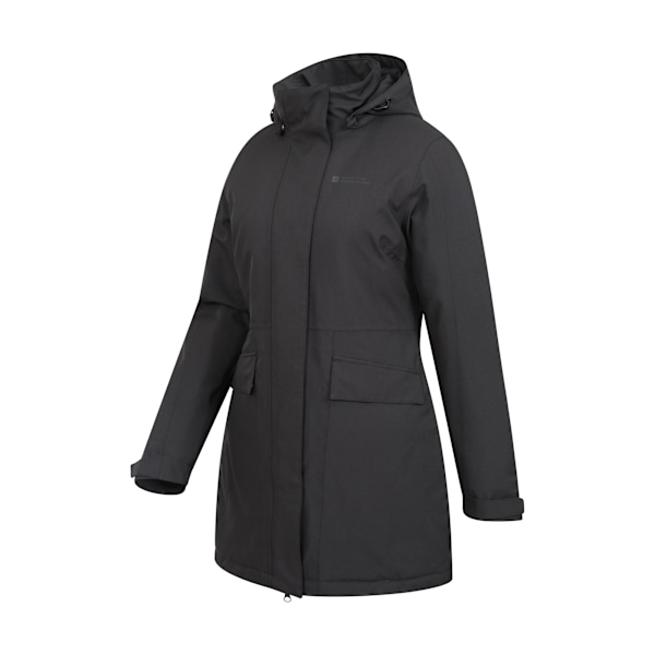 Mountain Warehouse Dam/Damer Regn On Vattentät Vadderad Jacka Black 8 UK
