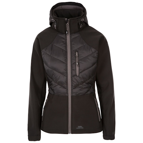 Trespass Elvira Soft Shell-jacka för damer, XS, svart Black XS