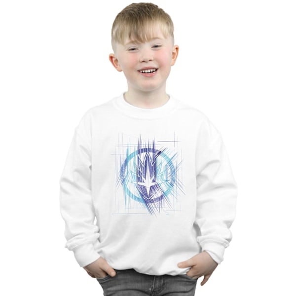 Marvel Boys Avengers Infinity War Guardian Lines Sweatshirt 12- White 12-13 Years