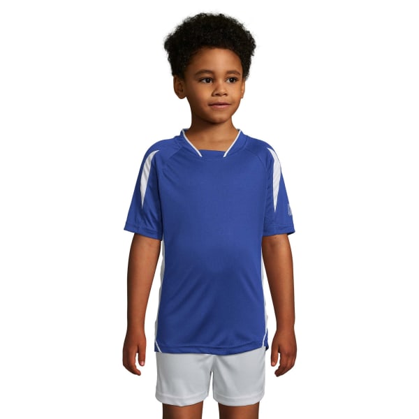 SOLS barn/barn Maracana 2 kortärmad fotboll T-shirt 6 Red/Black 6 Years