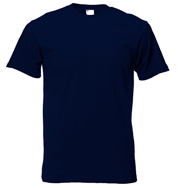 Herr T-shirt med kort ärm Casual Large Midnight Blue Midnight Blue Large