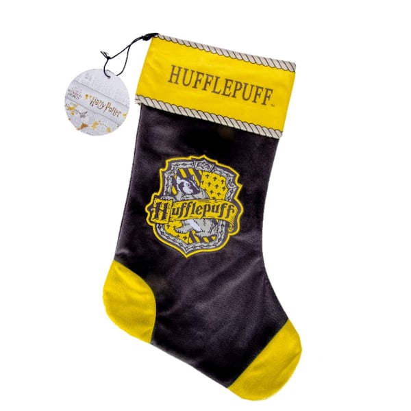 Harry Potter Hufflepuff Julstrumpa En Storlek Gul Yellow One Size