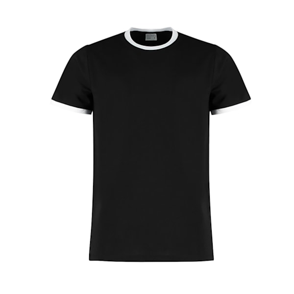 Kustom Kit Fashion Fit Ringer T-shirt L Svart/Vit Black/White L