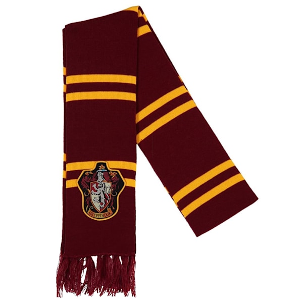 Harry Potter Gryffindor Vinterhalsduk One Size Maroon/Guld Maroon/Gold One Size