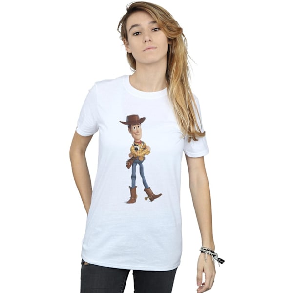 Disney Dam/Damer Toy Story 4 Sherrif Woody Bomull Boyfriend White 5XL