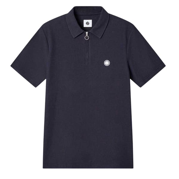 Pretty Green Herr Islington Quarter Zip Regular Pikétröja S Na Navy S