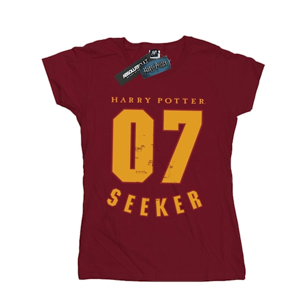 Harry Potter Dam/Kvinnor Seeker 07 Bomull T-shirt L Bourgogne Burgundy L