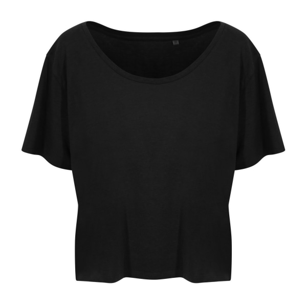 Ecologie Womens/Laides Daintree EcoViscose Cropped T-Shirt L Je Jet Black L