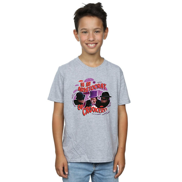 DC Comics Boys Batman TV-serie The Penguin Aristocrat T-shirt Sports Grey 5-6 Years