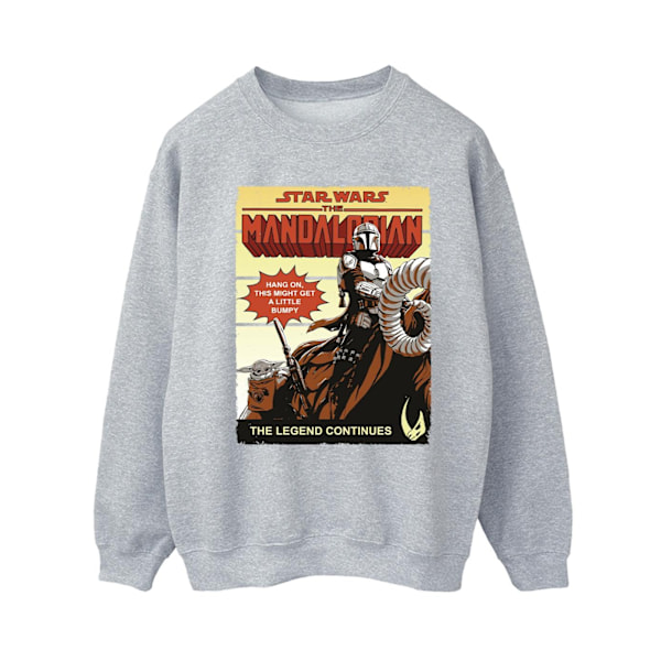 Star Wars The Mandalorian Dam/Damer Bumpy Ride Sweatshirt M Sports Grey M