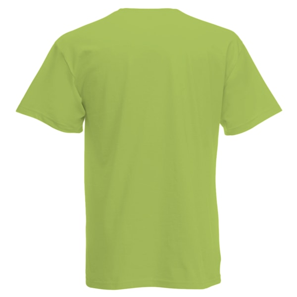 Herr kortärmad casual T-shirt liten vårgrön Spring Green Small