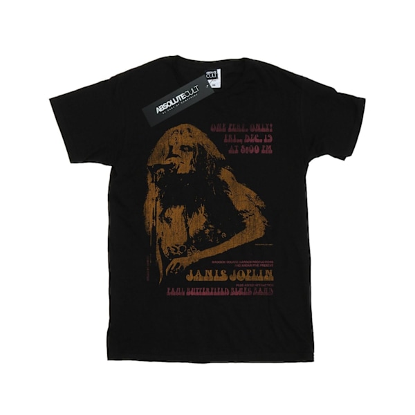 Janis Joplin Girls Madison Square Garden Bomull T-shirt 12-13 år Black 12-13 Years