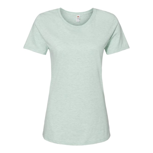 Fruit Of The Loom Ikonisk T-shirt för kvinnor/damer XS Mjuk lavendel Soft Lavender XS