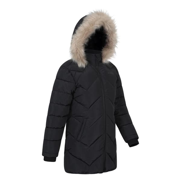 Mountain Warehouse Barn/Barn Galaxy Vattentålig Vadderad Black 7-8 Years