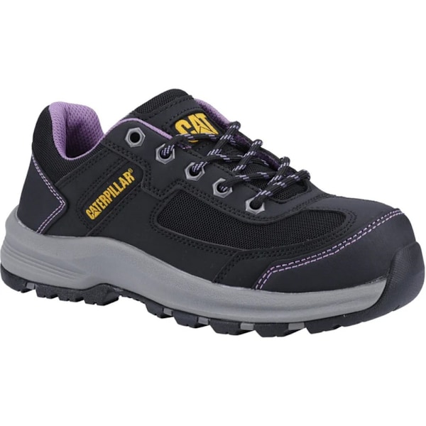 Caterpillar Dam/Dam Elmore Ståltåhätta Säkerhetsskor 4 U Black/Lilac 4 UK