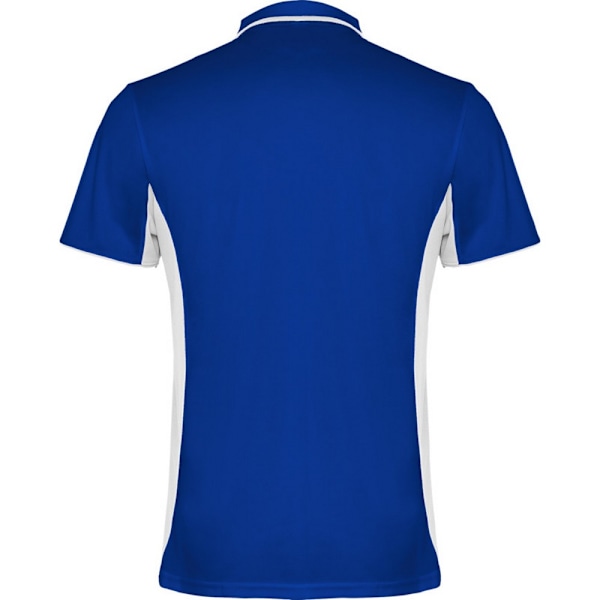 Roly Unisex Vuxen Montmelo Kortärmad Sportpolotröja XL R Royal Blue/White XL