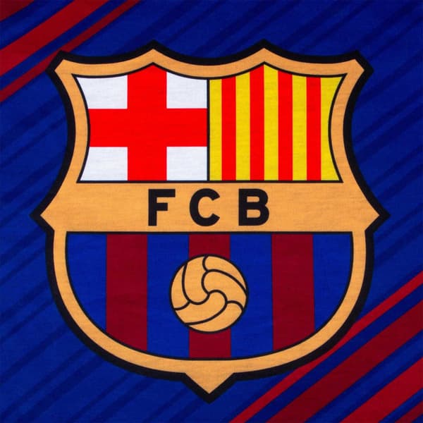 FC Barcelona Pojkar Lång Pyjamas Set 9-10 År Reflexblå Reflex Blue 9-10 Years
