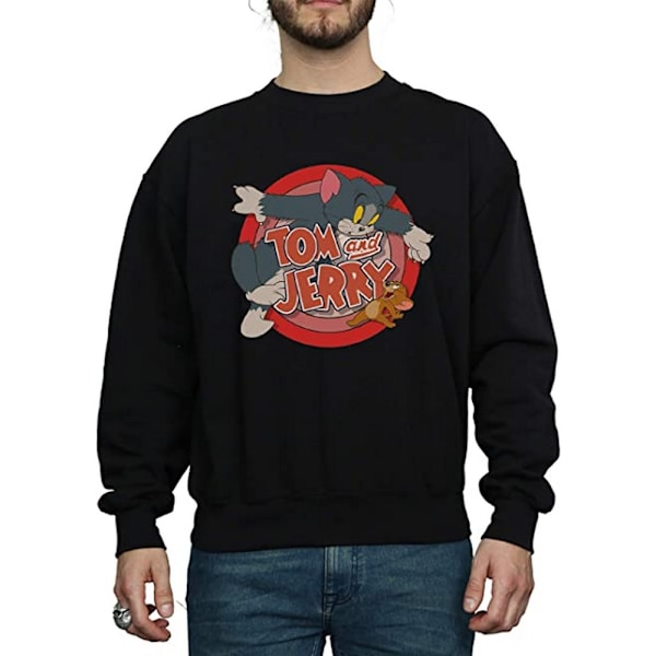 Tom och Jerry Classic Catch Sweatshirt L Svart Black L