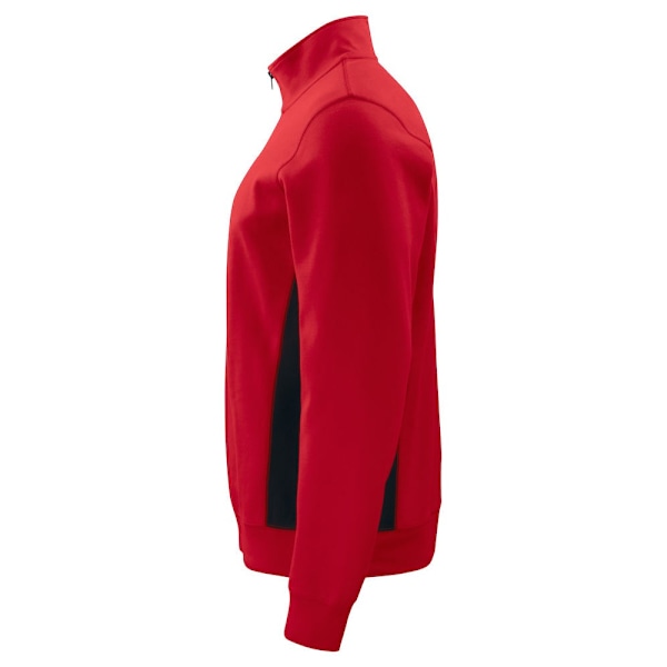 Projob Herr Halv Zip Sweatshirt 4XL Röd Red 4XL
