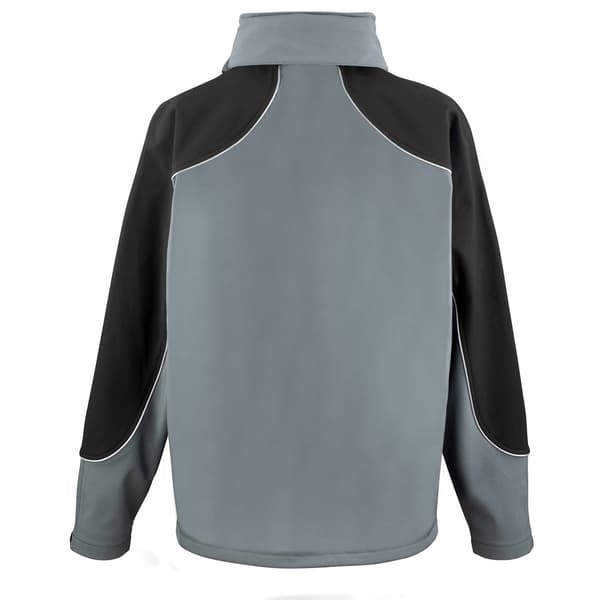 WORK-GUARD by Result Herr Ice Fell Huvtröja Softshell Jacka S G Grey/Black S