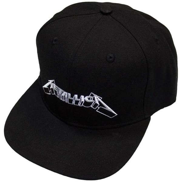 Metallica 3D Logo Snapback Keps One Size Svart Black One Size