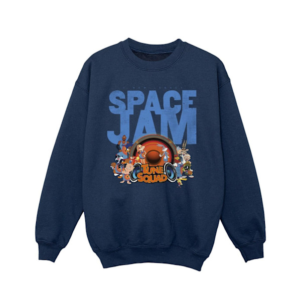 Space Jam: A New Legacy Tjejers Tune Squad Sweatshirt 12-13 år Navy Blue 12-13 Years