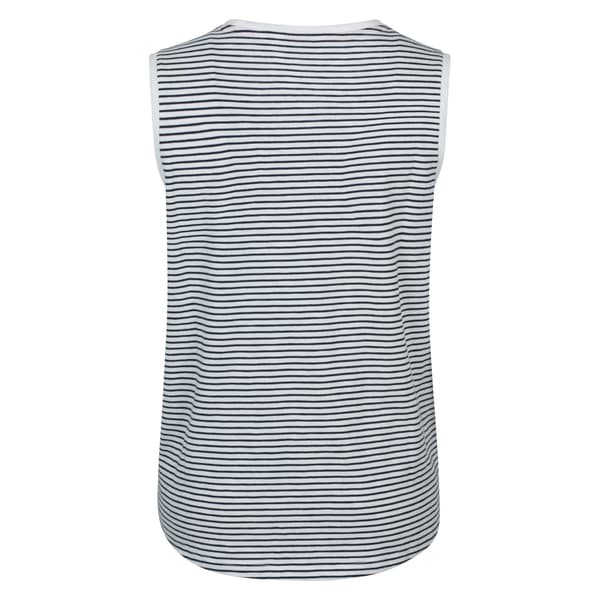 Mountain Warehouse Dam/Dam Whitley Randig V-ringad Topp Navy 4 UK